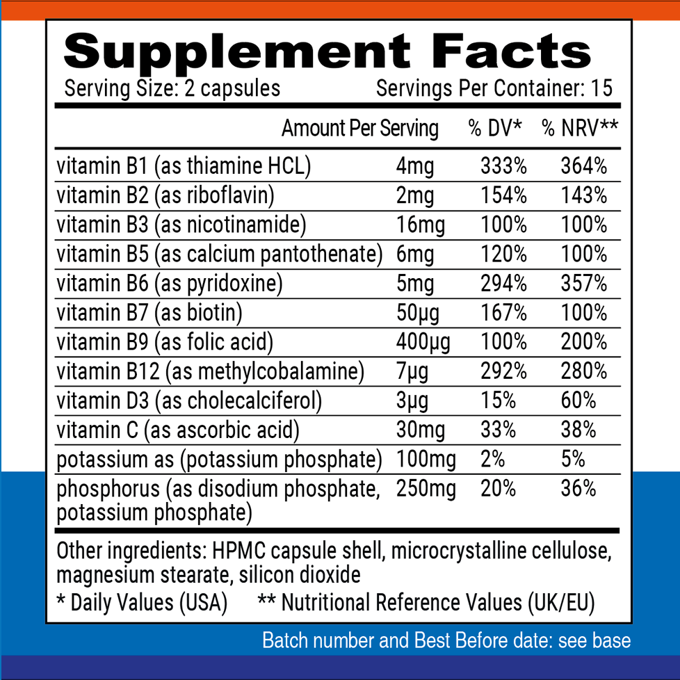 Fasting Refeed Ingredients