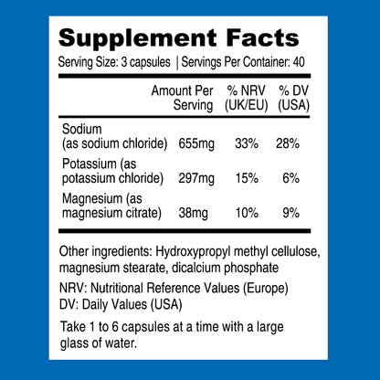 Fasting Salts Original Capsules Ingredients