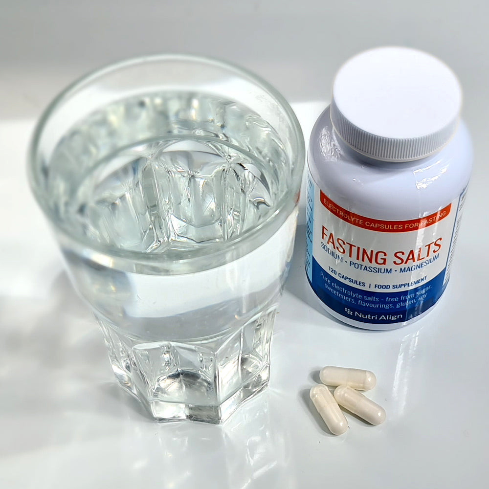 Fasting Salts Original Capsules with Water