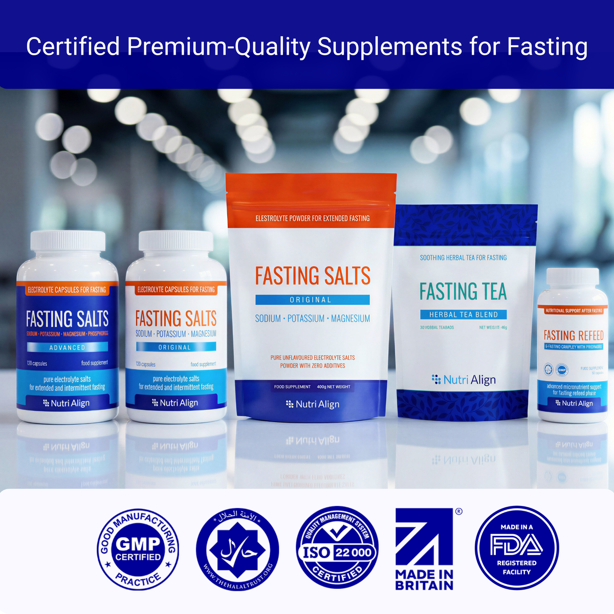 Fasting Electrolytes Powder: Pure Unflavoured Fasting Salts – Nutri-Align
